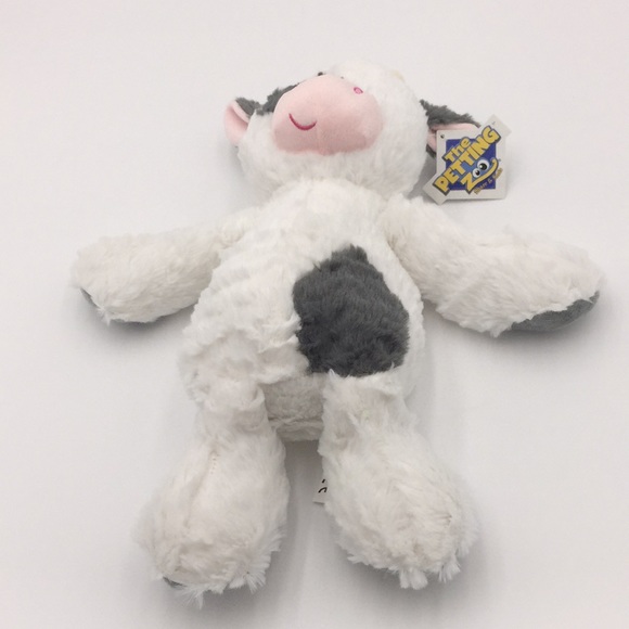 The Petting Zoo 14" Snugglerz Cow Soft Plush Stuffed Animal Farm Toy - Picture 10 of 11